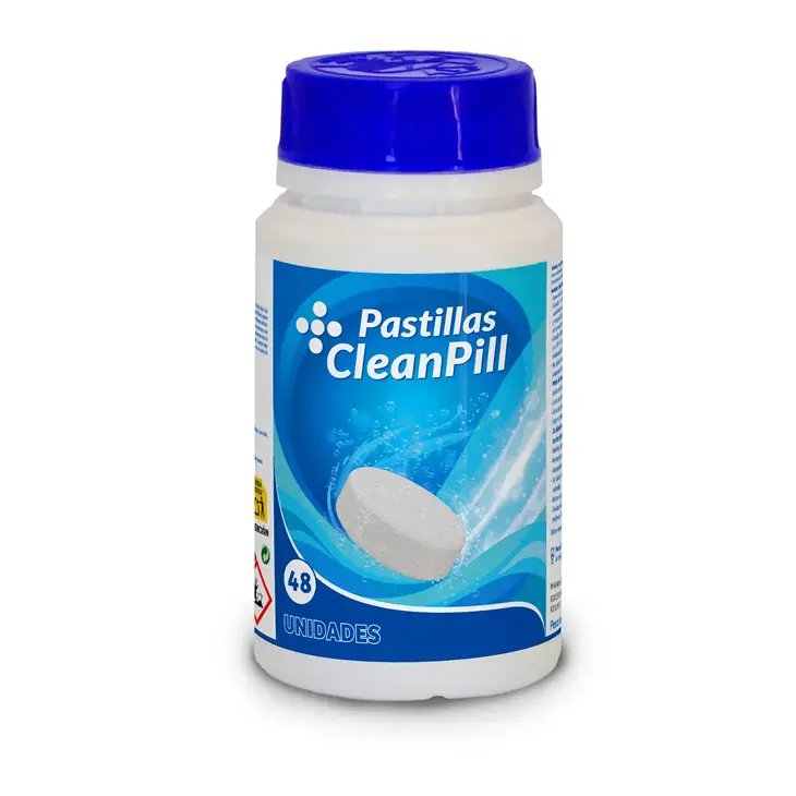 Pastillas desinfectantes Cleanpill, uso general (Bote 48 pastillas de 3,35 gr)