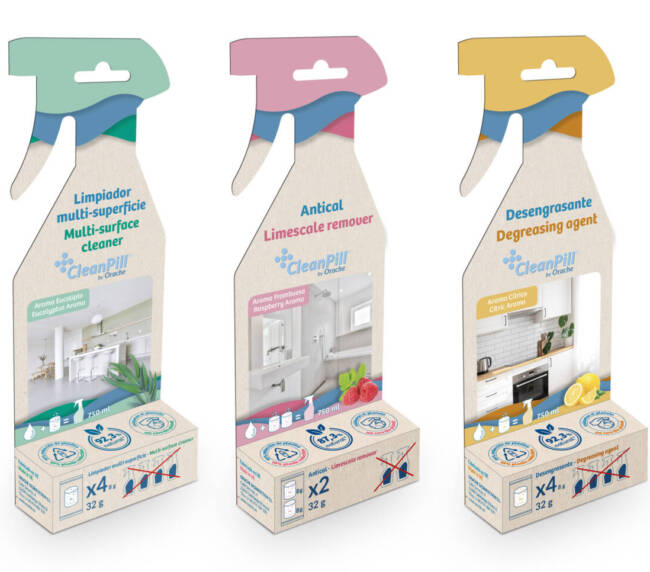 Pastillas Limpiadoras Refill Cleanpill: multi-superficies, desengrasante y antical