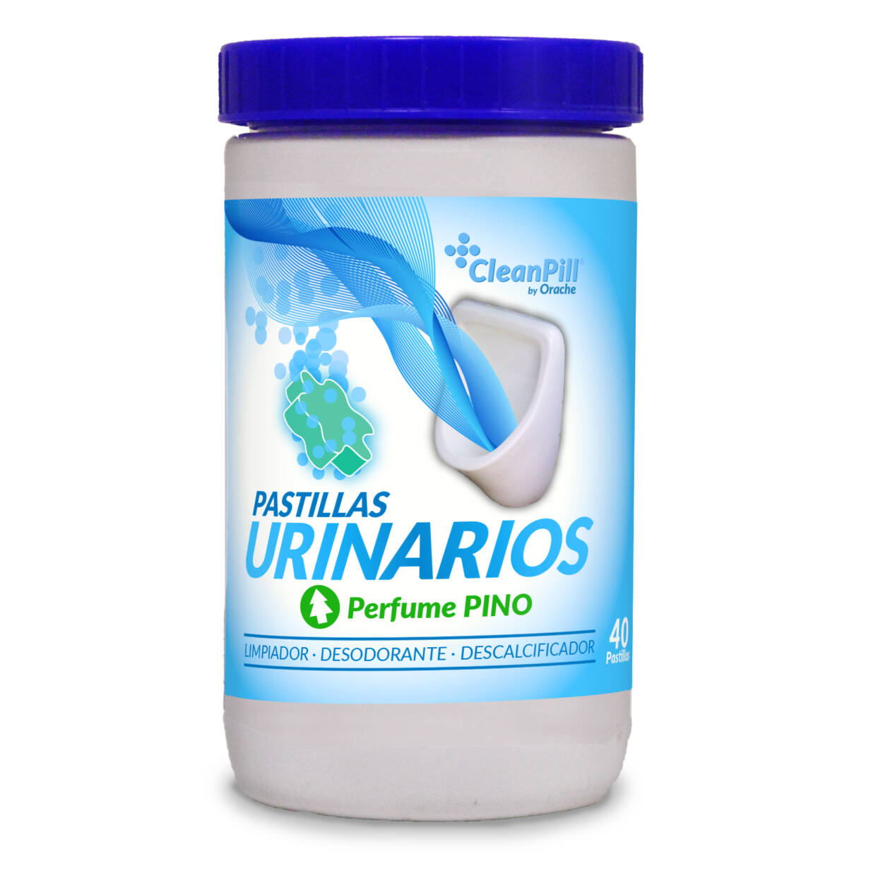 Pastillas Urinario Cleanpill (Bote 40 pastillas de 18,75 gr)