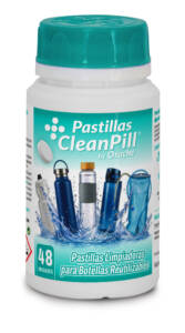 Pastillas limpiadoras para botellas reutilizables CleanPill