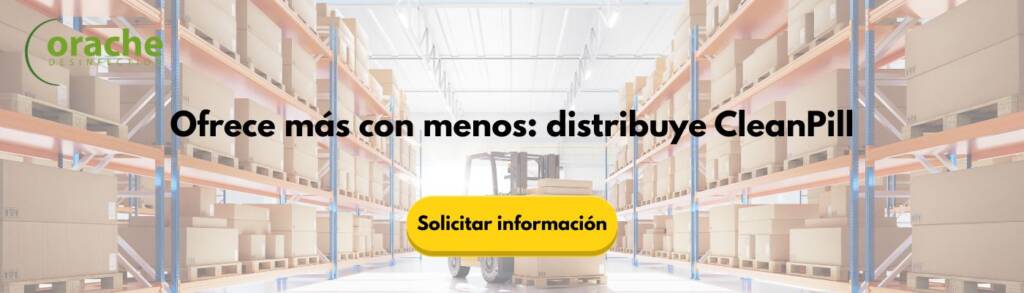 Solicitar información para distribuir las pastillas desinfectantes CleanPill de Orache