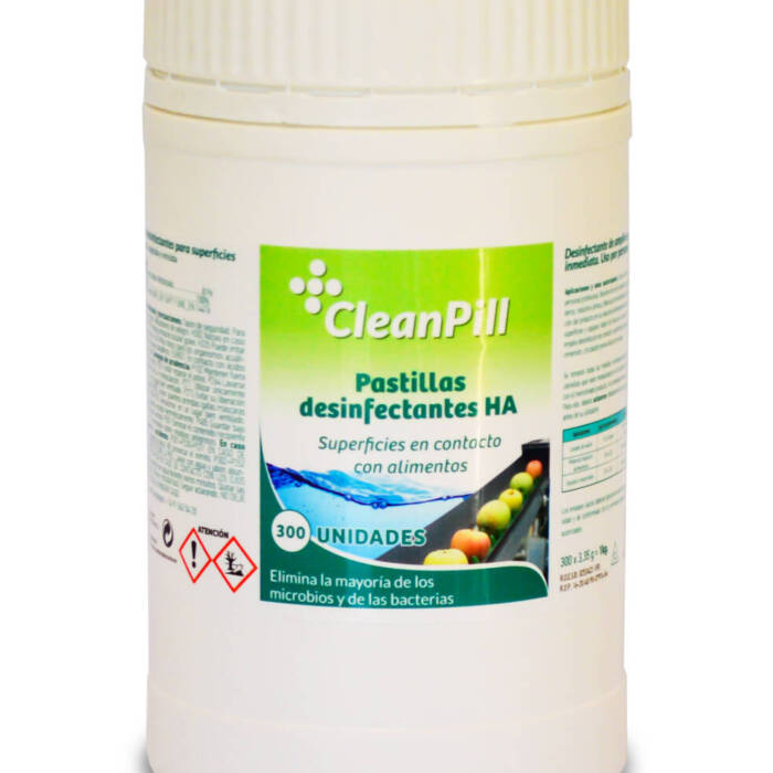 Pastillas desinfectantes para la industria alimentaria