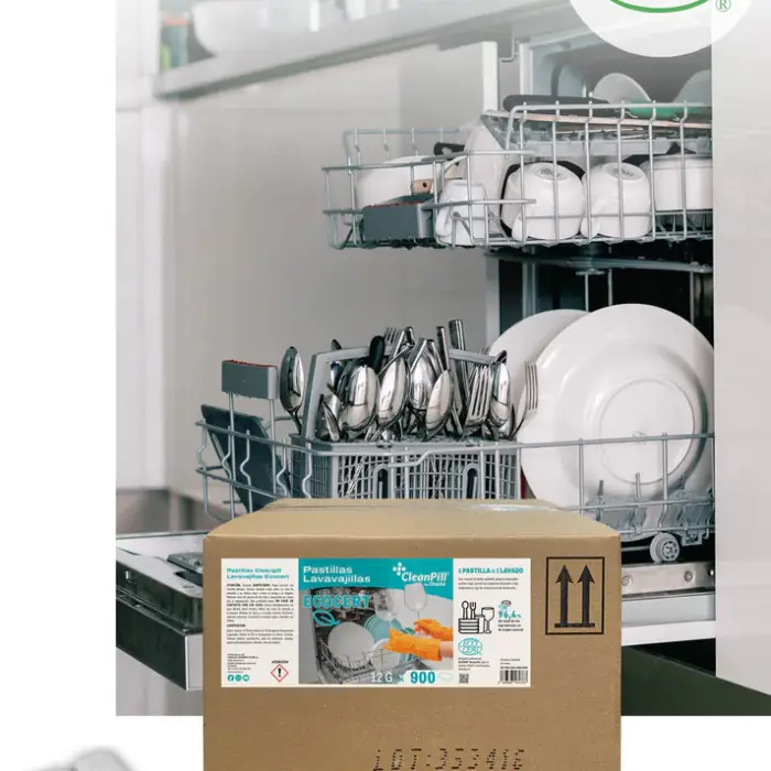 Pastillas para lavavajillas ecológicas zero waste para una limpieza eficaz con menos plástico